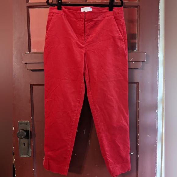 RSVP Talbots red velvet trousers - Picture 16 of 16